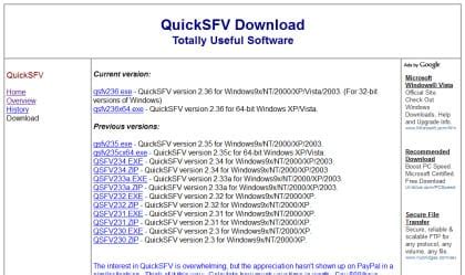 QuickSFV Download.